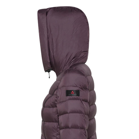 Piumino Donna lungo semi opaco Prugna Peuterey- Francavilla Moda